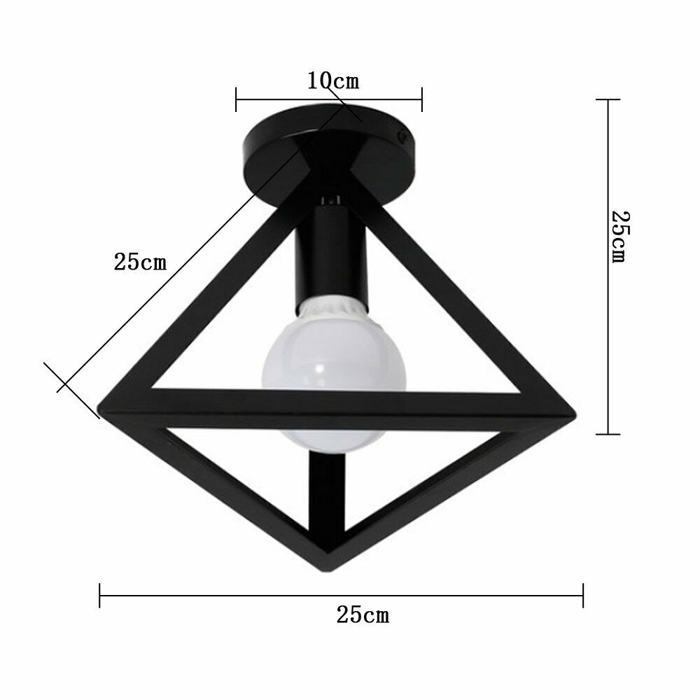 Ceiling Lamp Light Flush Mount Modern Industrial Cage Ceiling Light Hallway Lamp~2265 - LEDSone UK Ltd