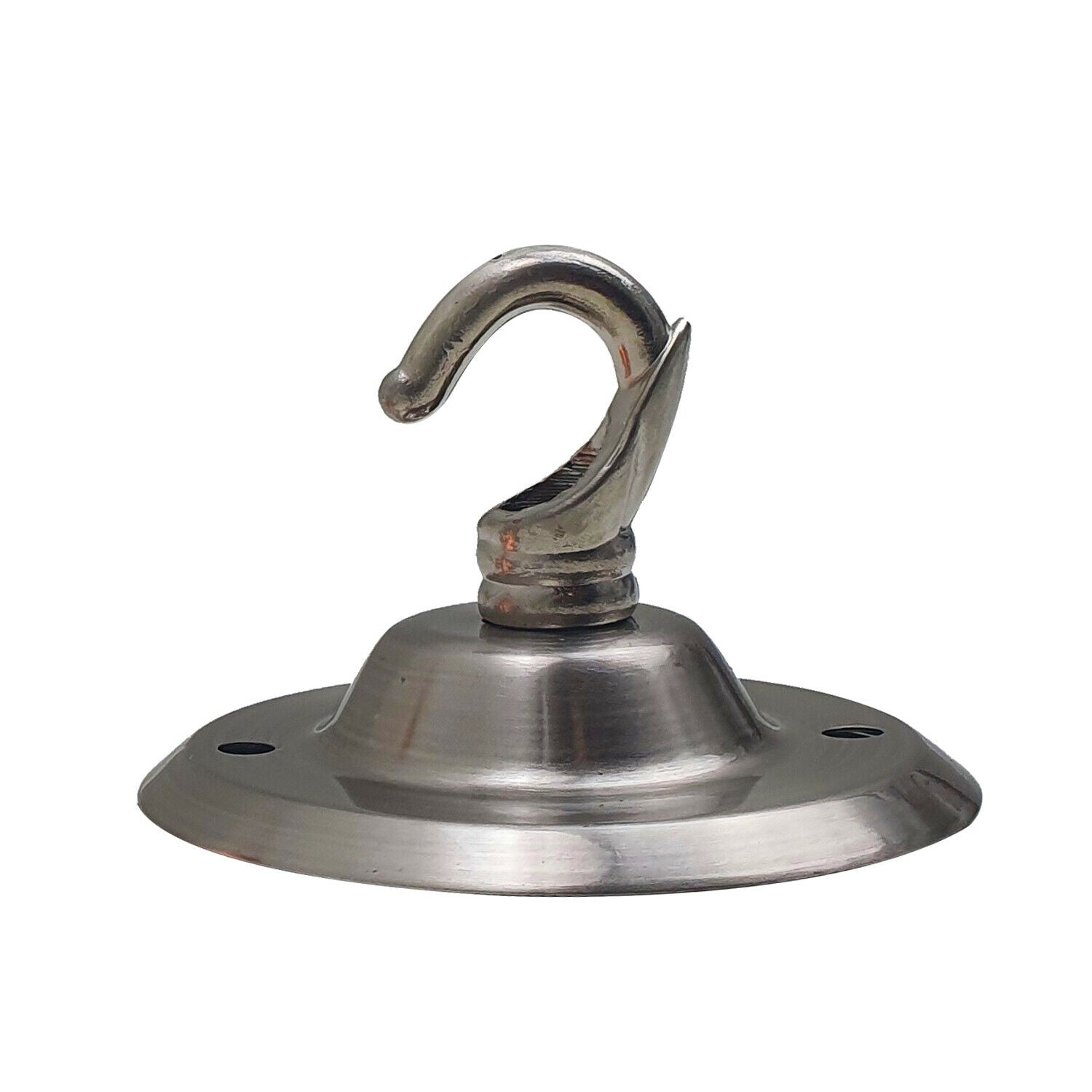 75mm Front Fitting Color Ceiling Hook With Single Point Drop Outlet Plate~1448 - LEDSone UK Ltd
