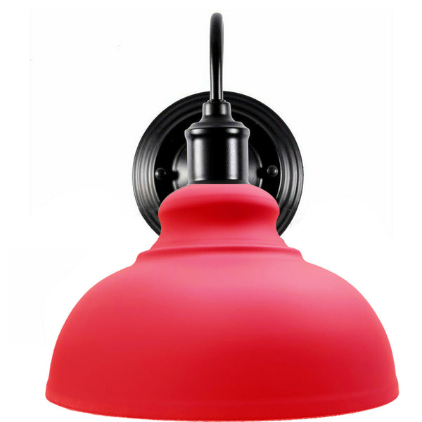 Wandlamp, lampenkap met gebogen vorm en U-vormige handgreep~2016 – Rood