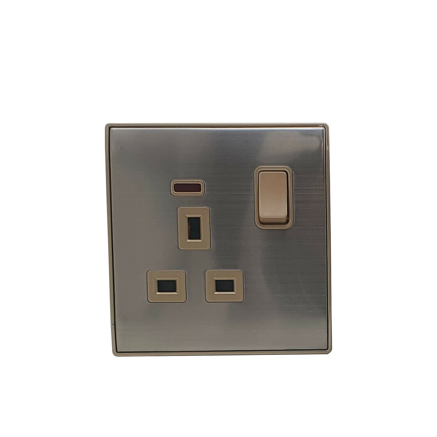 Double Mains Socket With USB