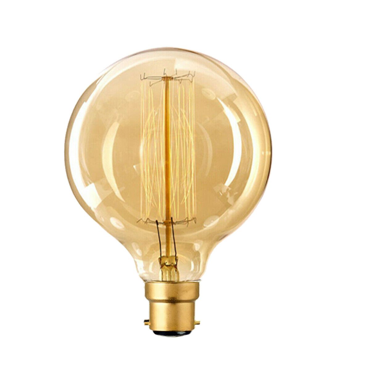 Edison Vintage Light Bulbs with Bayonet Fitting Classic  60W