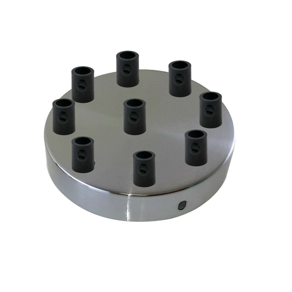 Multi Outlet Satin Nickel Metal Ceiling Rose 120x25mm~1454 - LEDSone UK Ltd