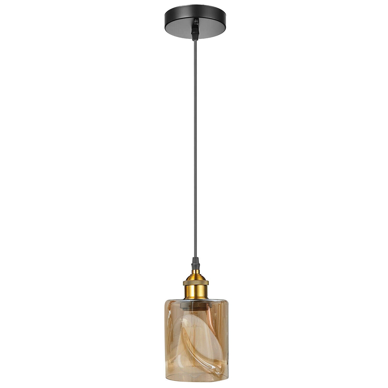 Vintage Industrial Retro Pendant Light Suspended Ceiling Lights Style Glass Lamp Shade~2054 - LEDSone UK Ltd