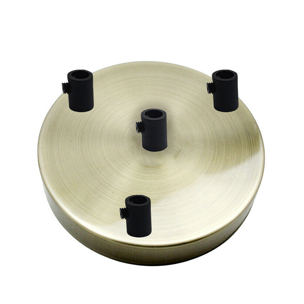 4 Outlet Green Brass Metal Ceiling Rose 120x25mm - Shop for LED lights - Transformers - Lampshades - Holders | LEDSone UK