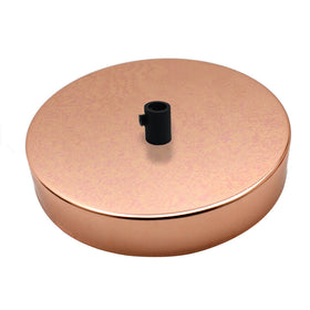 1 Outlet Rosegouden Metalen Plafondrozet 120x25mm~2810