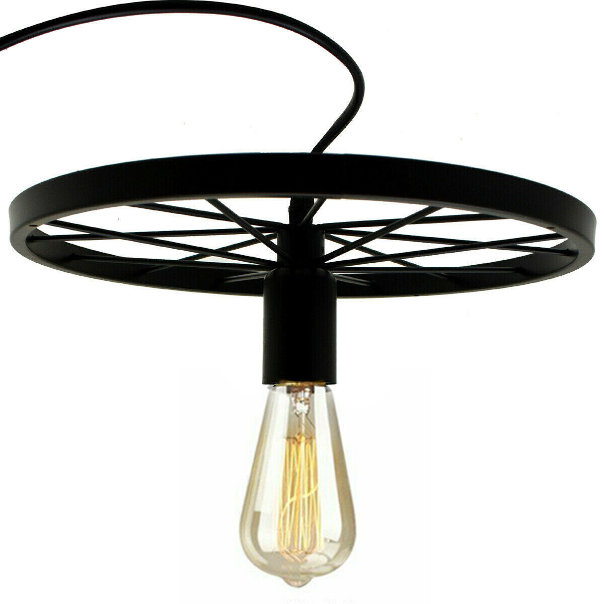 Retro Wheel Shape Pendant Light
