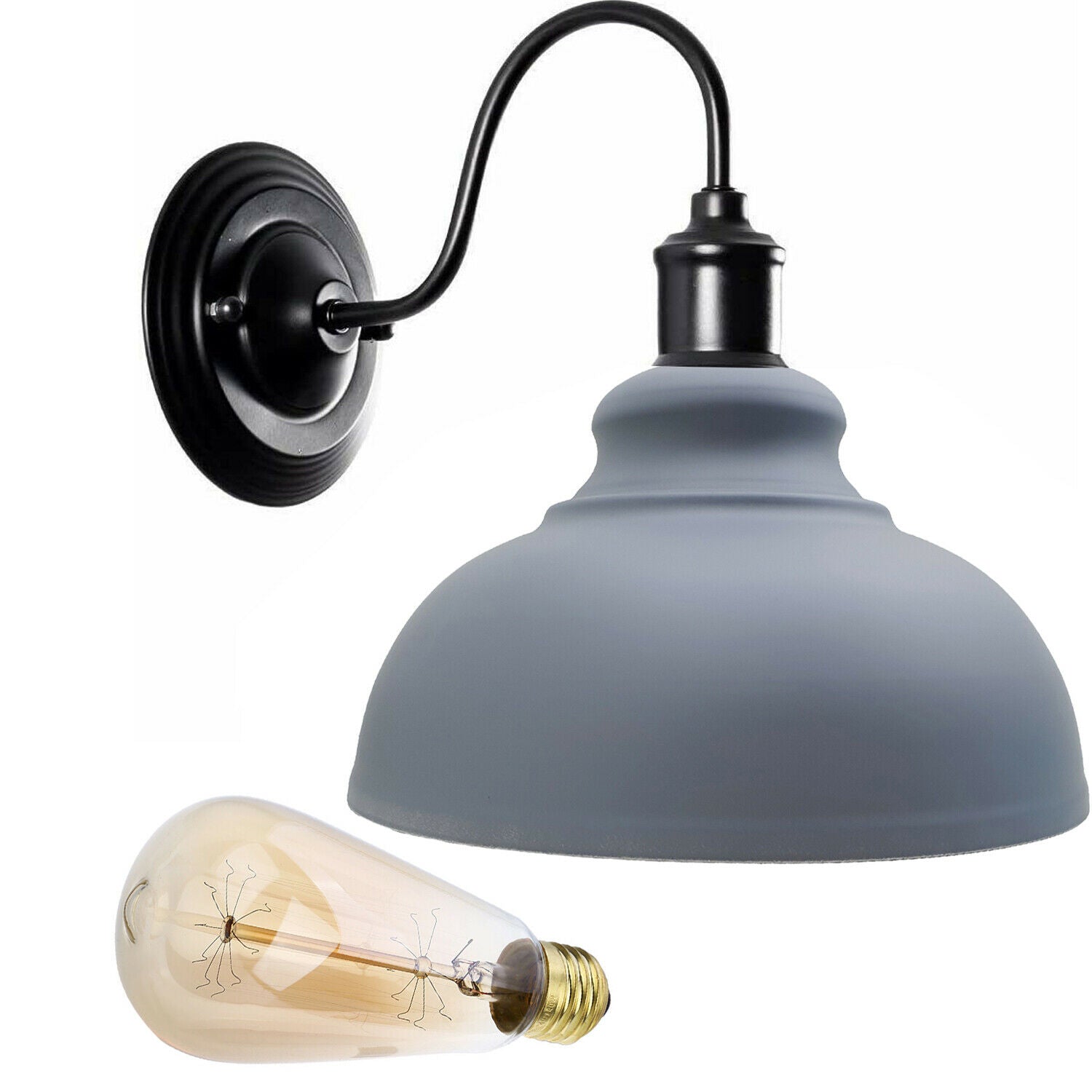 Vintage Industrial Wall Mounted Light Multi colour Sconce Lamp Fixture Wall Lamp~2060 - LEDSone UK Ltd