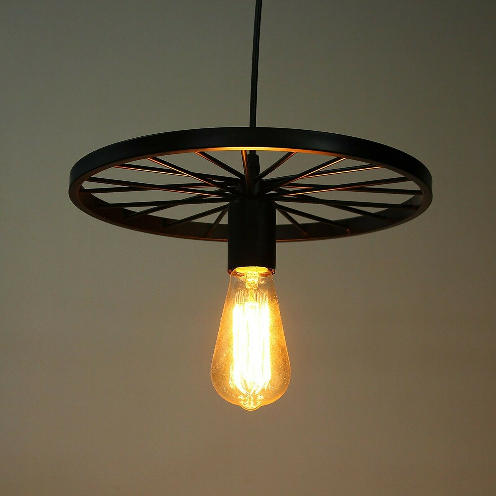 Retro Wheel Shape Pendant Light