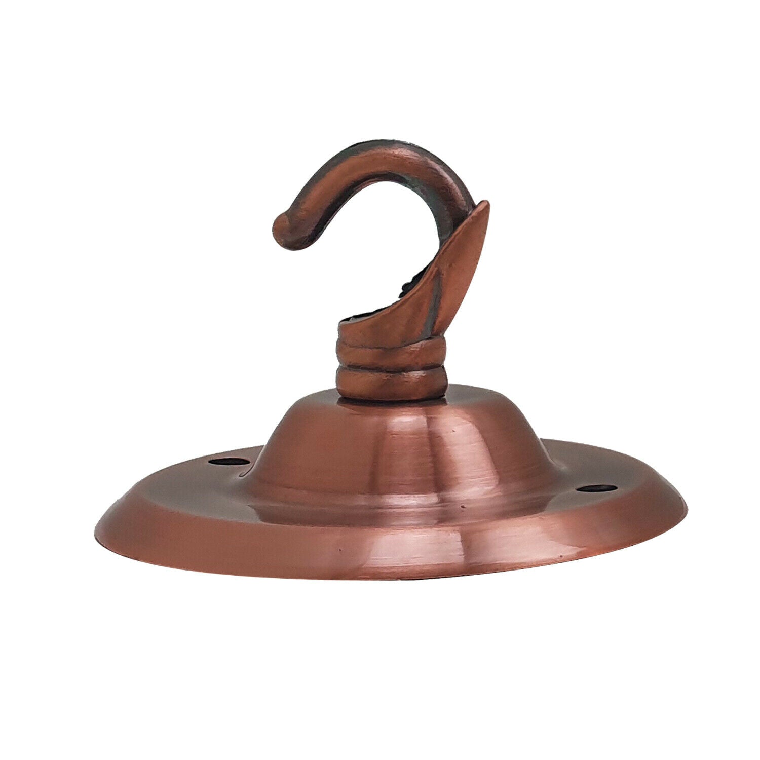 75mm Front Fitting Color Ceiling Hook With Single Point Drop Outlet Plate~1448 - LEDSone UK Ltd