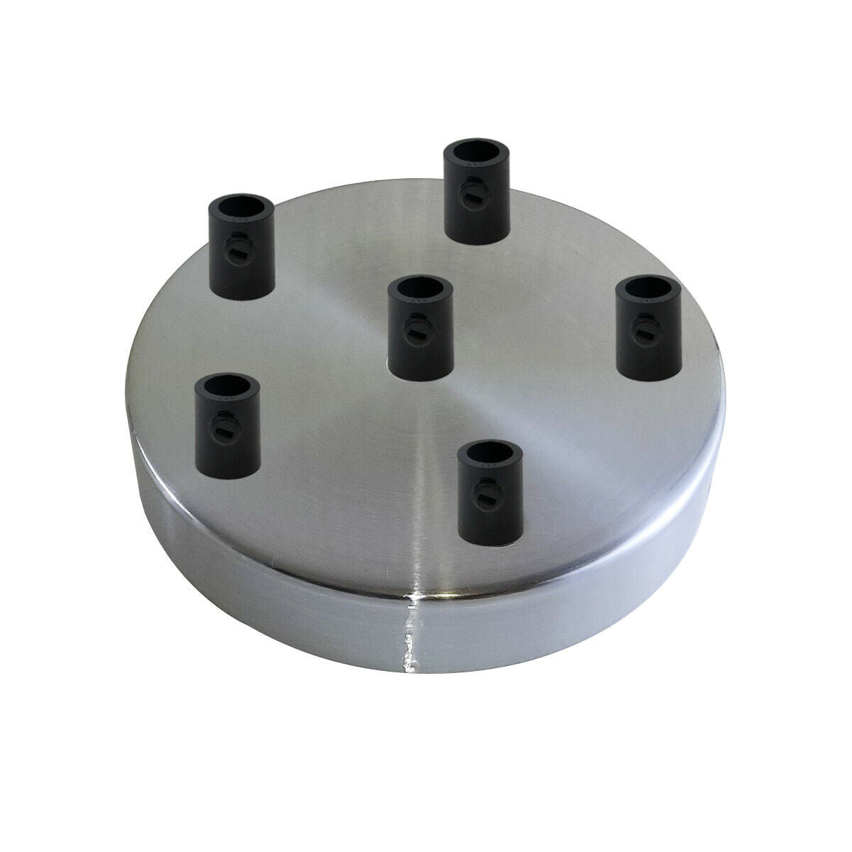 Multi Outlet Satin Nickel Metal Ceiling Rose 120x25mm~1454 - LEDSone UK Ltd