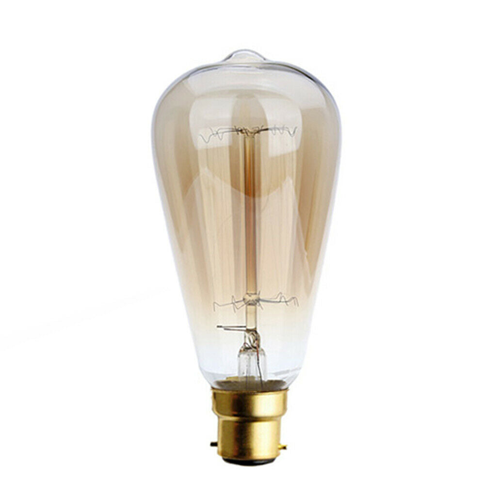 6 Pack Dimmable B22 60W Edison Vintage Filament Candle Pearl Shaped Light Lamp Bulb - Shop for LED lights - Transformers - Lampshades - Holders | LEDSone UK