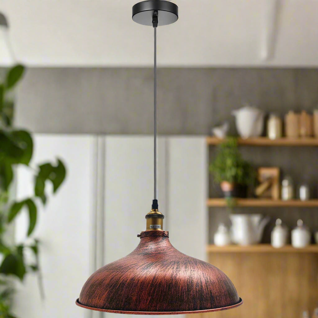 Style Industrial Pendant Light Vintage Barn Hanging Pendant Lighting~1954 - LEDSone UK Ltd