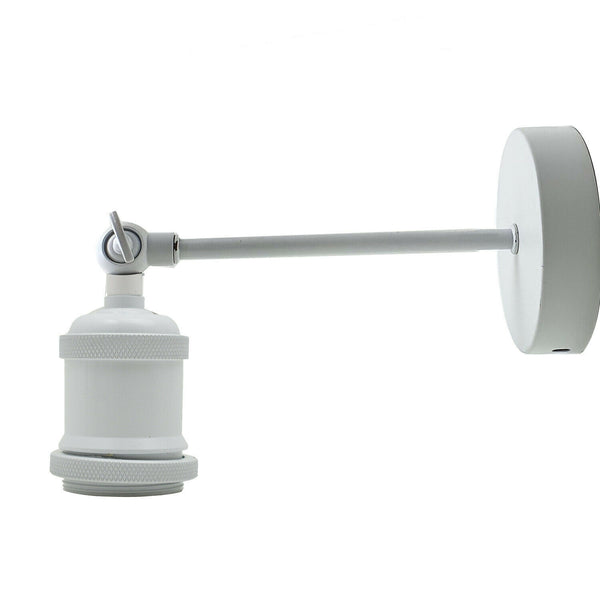 Antieke wandlampen, industriële verstelbare wandlamp ~2246 – Wit / Nee