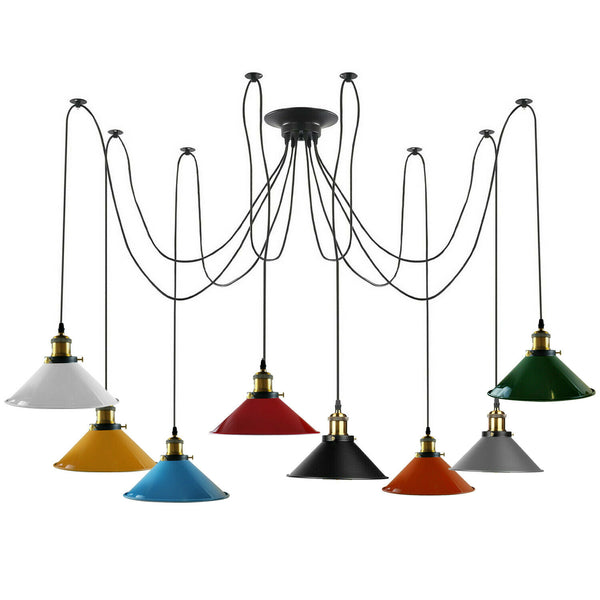 Beste kegelvormige Spider Lights 8-weg hangende plafondlampen~3525 – Nee