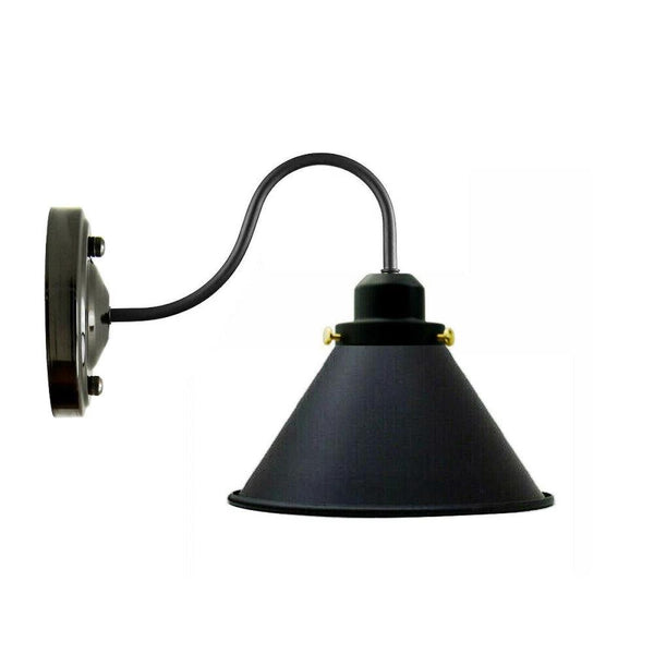 Moderne wandlamp voor slaapkamer, zwanenhalslamp ~ 2870 – Zwart