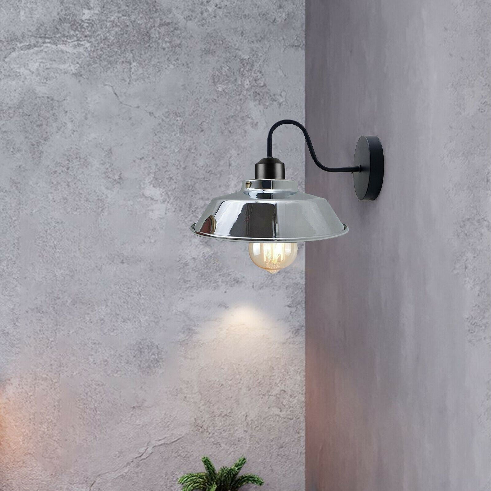 wall lamp chrome