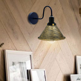 Vintage industriële wandlampen slaapkamer woonkamer ~3388