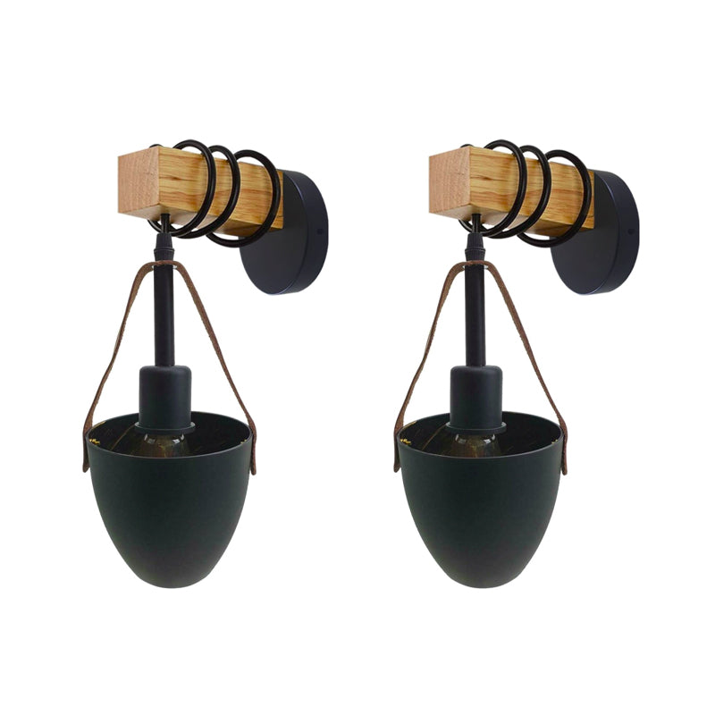 Vintage Wall Lamp Industrial Retro Metal Wood Wall Lights Sconce Lamp Fixture UK~3599 - LEDSone UK Ltd