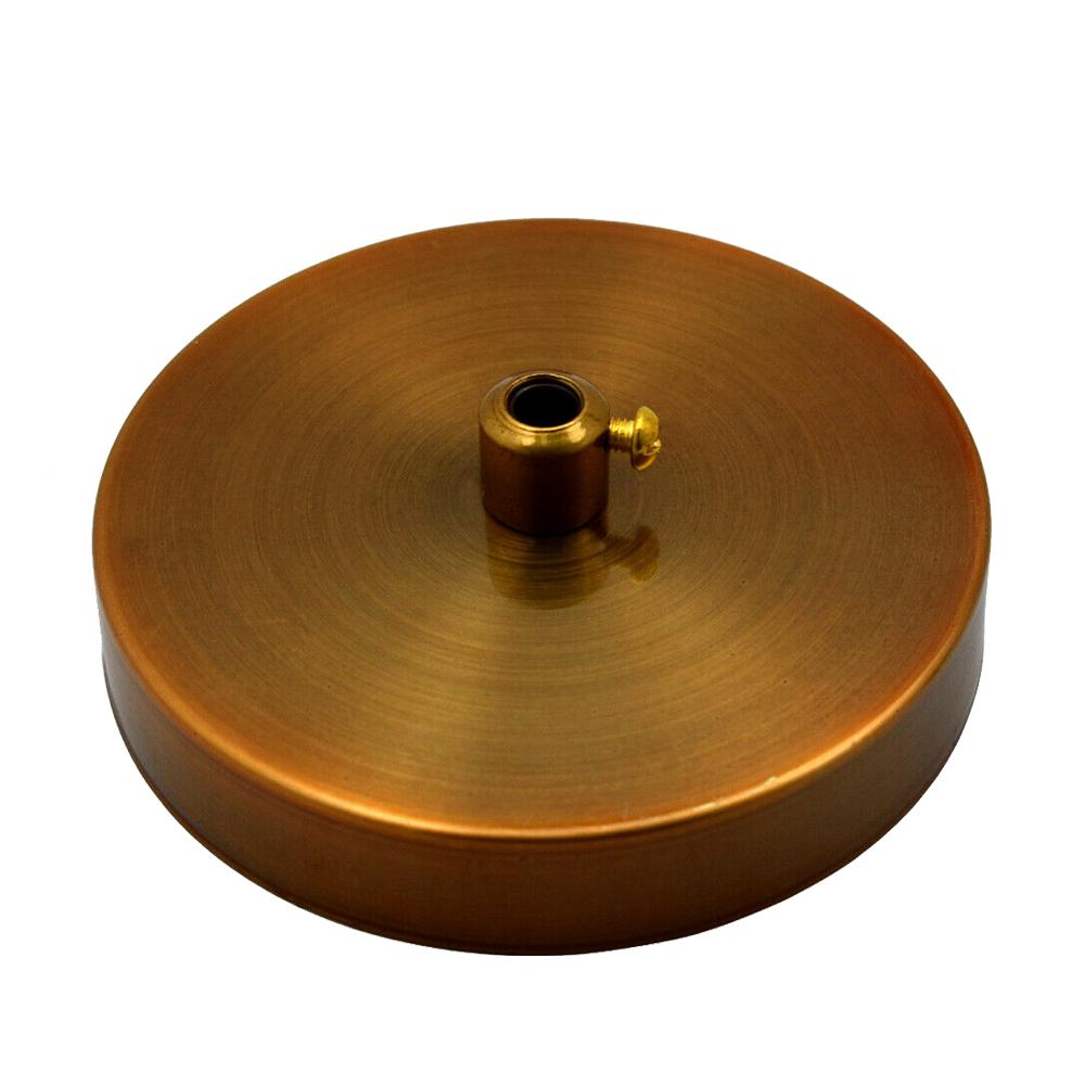 100mm x 20mm Side Fiting Single Outlet Ceiling Rose~1474 - LEDSone UK Ltd